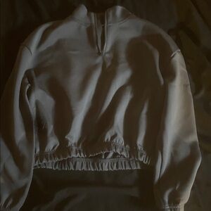 Athleisure Dark Grey Crop Top